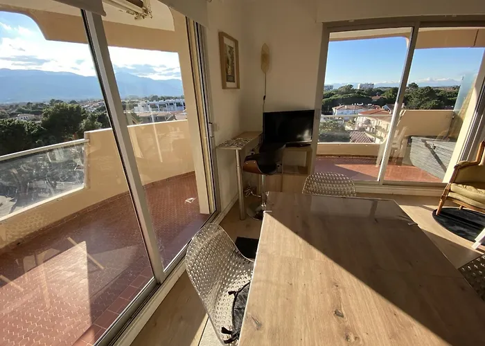 アパート A Louer : Cosy Pour 2 A Argeles-sur-mer, A 50m De La Plage, Avec Parking - Fr-1-837-92 アルジェレス・シュル・メール